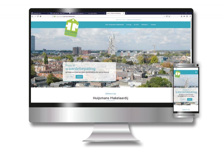 website Huijsmans Makelaardij