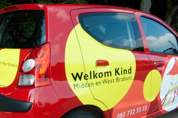 autobelettering Welkom Kind - 04