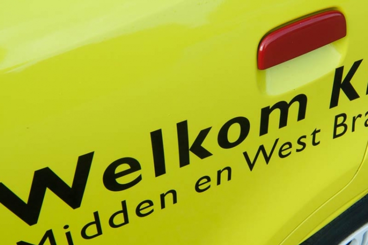 autobelettering Welkom Kind - 06